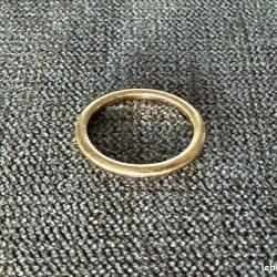 Petit anneau or jaune18 carats - taille 46 - bague - alliance
