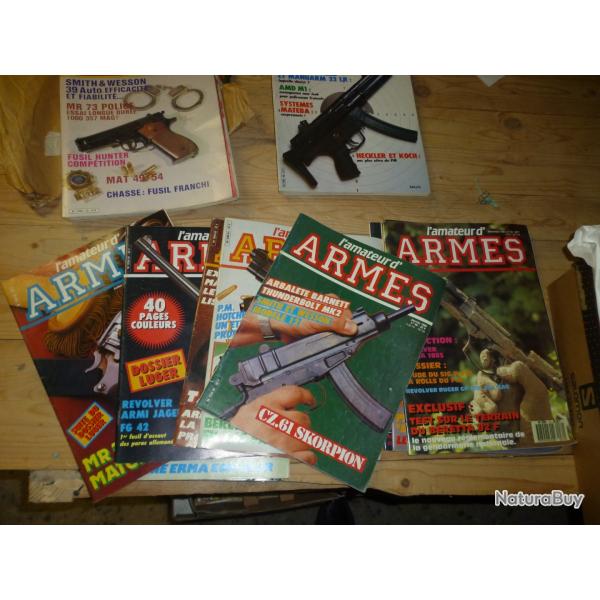 Collection De Revues "La Gazette Des Armes" De 1976  1988