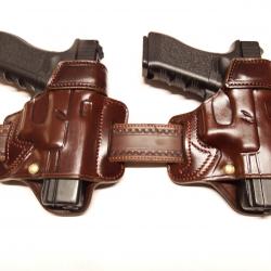 ETUI CUIR pour GLOCK (Entreprise artisanale française)