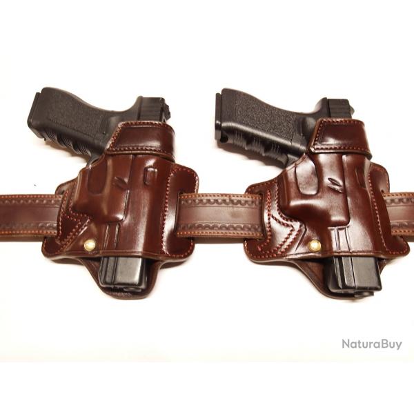 ETUI CUIR pour GLOCK (Entreprise artisanale franaise)