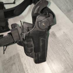 Ceinture Tactique Holster 9mm Police Nationale