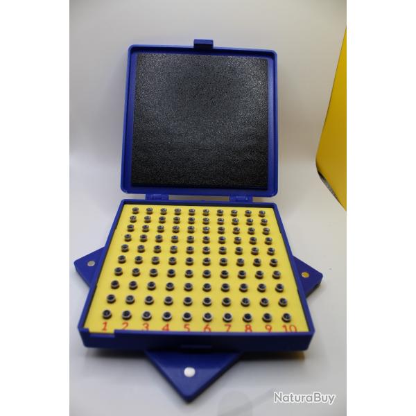 boite de transport pour 100 plombs diabolo 4.5 match