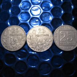 25 centimes Patey 1903-1904-1905 ttb