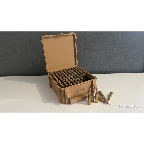 Boite  munitions mallette 222 Rem