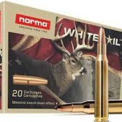 Balles Norma Whitetil cal.243 win 100 grains
