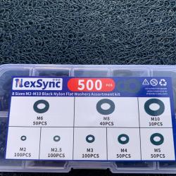 500 rondelles plastiques différentes taille de M2 à M10