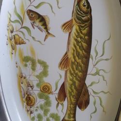 Plat inox animalier
