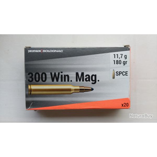 Boite balles 300 WIN.MAG 11.7 g 180 gr