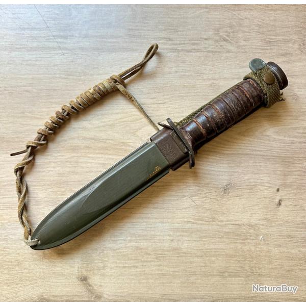 COUTEAU USM3 IMPERIAL, Marquage GARDE + FOURREAU USM8  BMCO Poignard US WW2