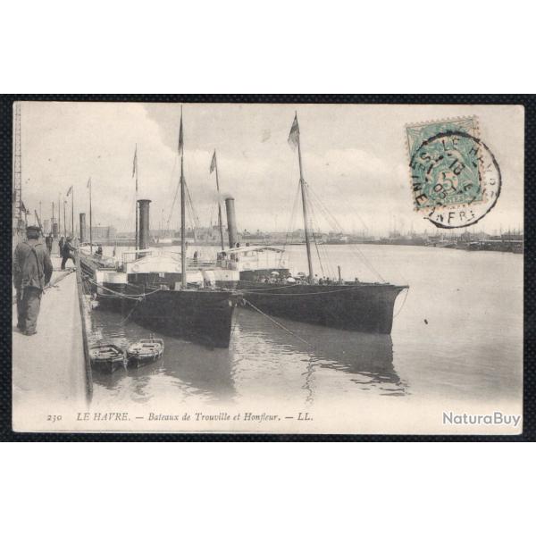 CPA - Marine -LE HAVRE-Bateaux de Trouville et Honfleur  N3559