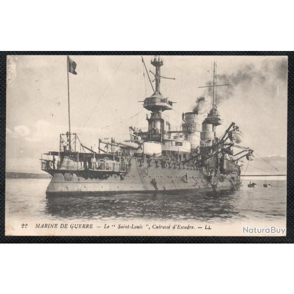 CPA - MARINE DE GUERRE - Le " Saint - Louis " Cuirasse d'Escadre N3584