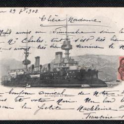 CPA - Marine Militaire- Le Cuirasse Le Masséna  N°3585