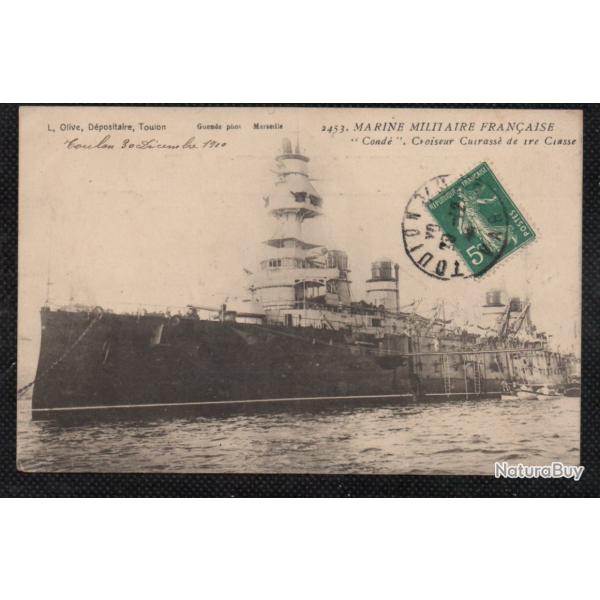 CPA - Marine Militaire Franaise - "Cond " Croiseur Cuirasse de 1er Classe N3586