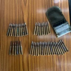 Lot 47 munitions + pochette porte munitions 7x65R
