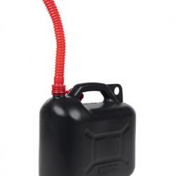 Bidons essence noirs 10 L avec bec flexible - Lot de 3 pour entretien auto sécurisé