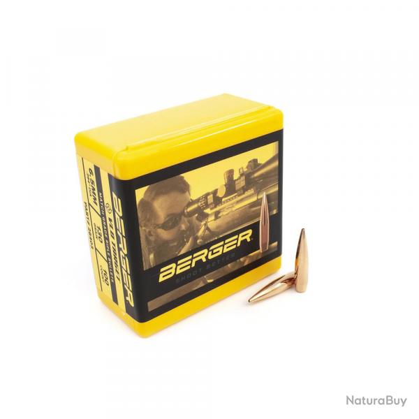 100 Ogives BERGER Cal.6.5mm 130gr VLD target