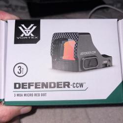 VORTEX DEFENDER CCW3MOA micro Red Dot