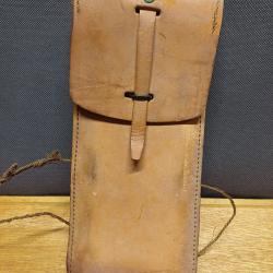 Ancien porte-chargeur militaire français cuir pour PM MAT 49 - Algérie - NEUF