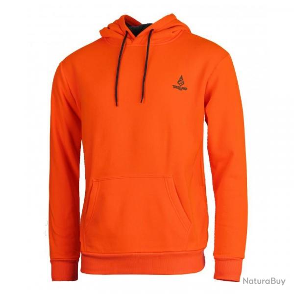 Sweat Treeland A Capuche Orange Manches Forest Somlys