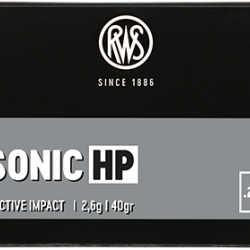 Boite de munition RWS Subsonic HP 22LR x50 40GR
