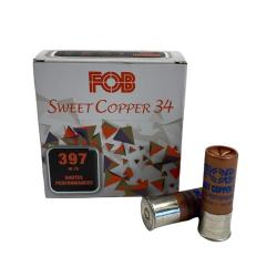Boite de cartouche cal 12/70 N°4 FOB Sweet Copper 34 x25