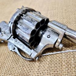 Rare revolver Lefaucheux 12 coups - calibre 9 mm