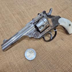 BON REVOLVER type SMITH & WESSON ( liégeois)TOP BREAK CALIBRE 38 S&W FONCTIONNE PARFAITEMENT