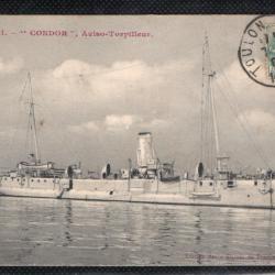 CPA - MARINE  DE GUERRE - " CONDOR " Aviso - Torpilleur N°3596