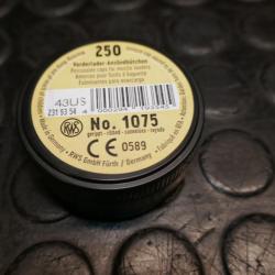 Boite de 250 Amorces pour revolver poudre noire RWS 1075