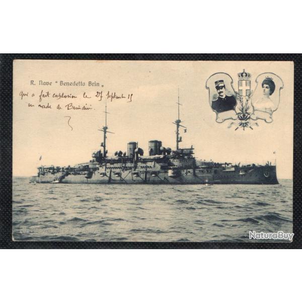 CPA - Marine Militaire - R. Nave - "Benedetto Brin" N3600