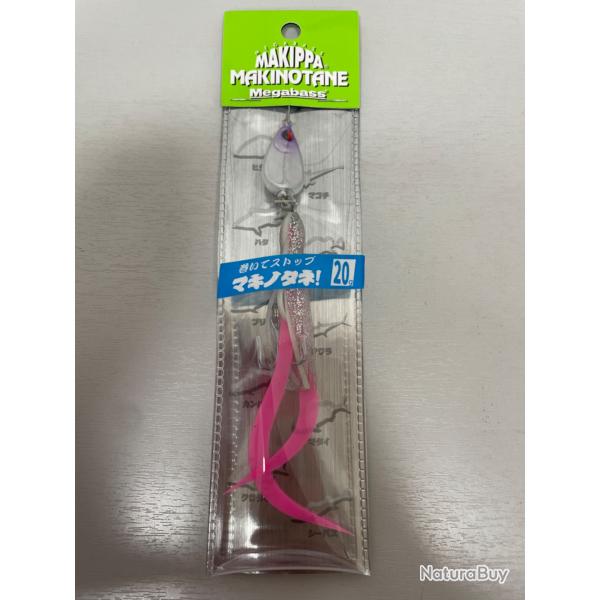 !! OPE -70%!! LEURRE MEGABASS MAKIPPA MAKINOTANE 20gr col SILVER GLOW