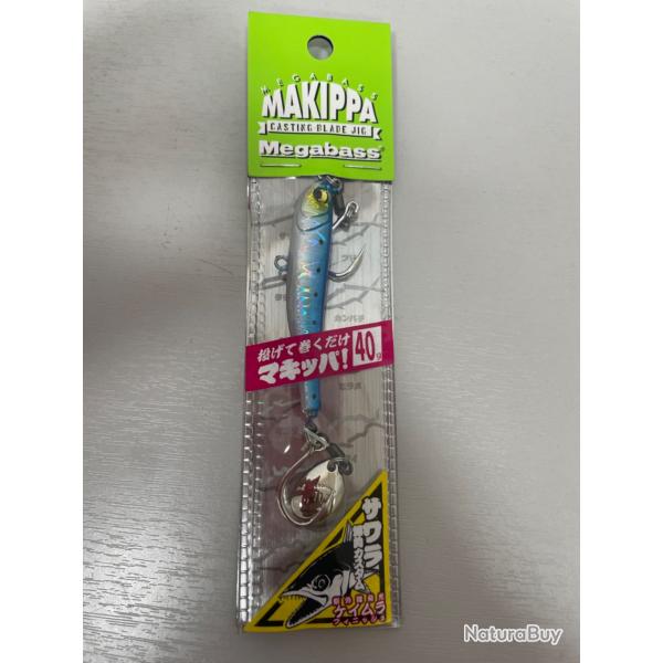 !! OPE -70%!! LEURRE MEGABASS SAWARA TUNE 40gr col iwashi