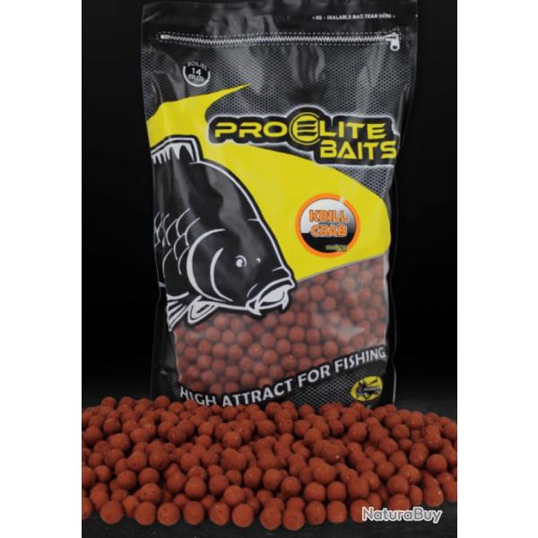 Bouillettes pro lite baits 14mm 3.5kg Krill crab
