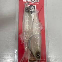 !! OPE -70%!! LEURRE HYPERLASTICS DEADALIVE SWIMMER PRO 5'´ col White ghost
