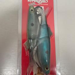 !! OPE -70%!! LEURRE HYPERLASTICS DEADALIVE SWIMMER PRO 5'´ col de through Green back