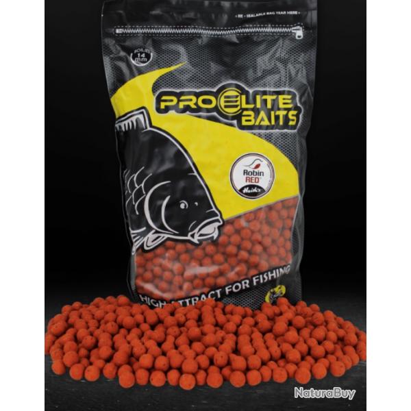 Bouillettes pro lite baits 14mm 3.5kg Robin red
