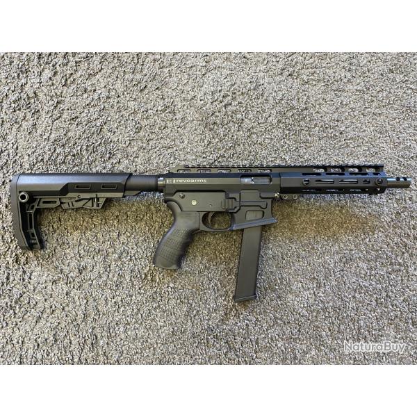 "NOUVEAUT 2025" Carabine REVO ARMS AR9 Calibre 9 mm Para Canon 8"