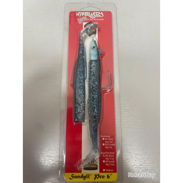 !! OPE-70%!! LEURRE HYPERLASTICS SANDYLL PRO 6' col fiw