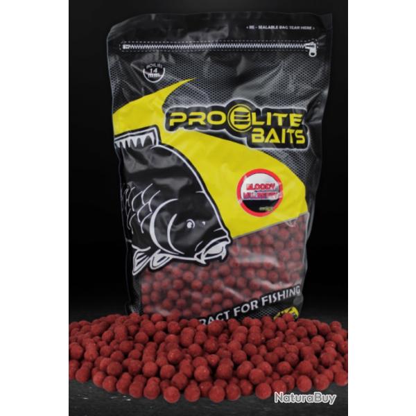 Bouillettes pro lite baits 14mm 3.5kg bloody mulberry