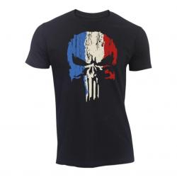 T-shirt Punisher France (noir) L