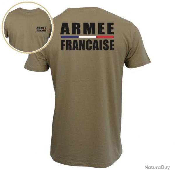 T shirt Arme Franaise sable