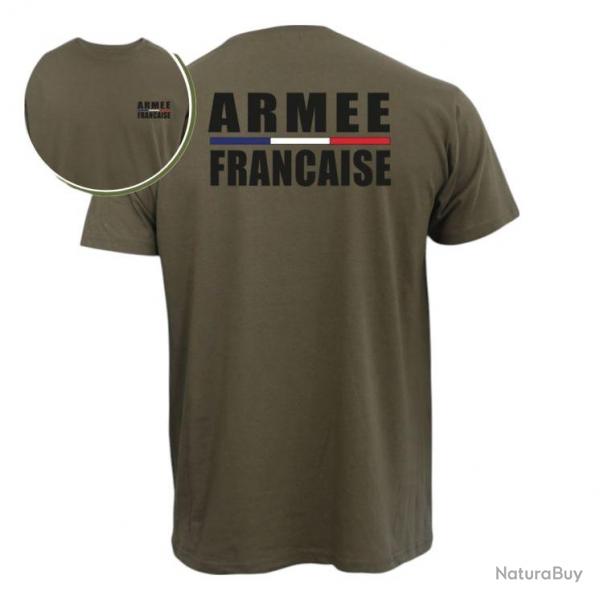 T shirt Arme Franaise kaki
