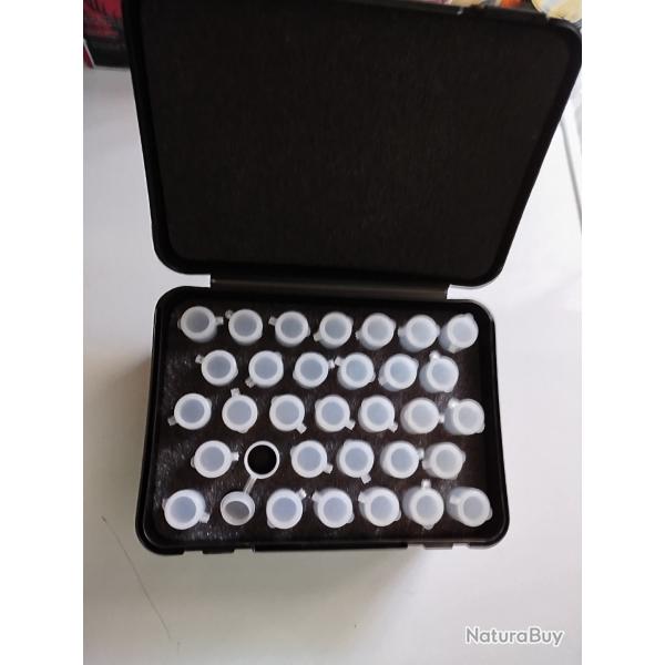 Boite de rangement 33 dosettes pedersoli
