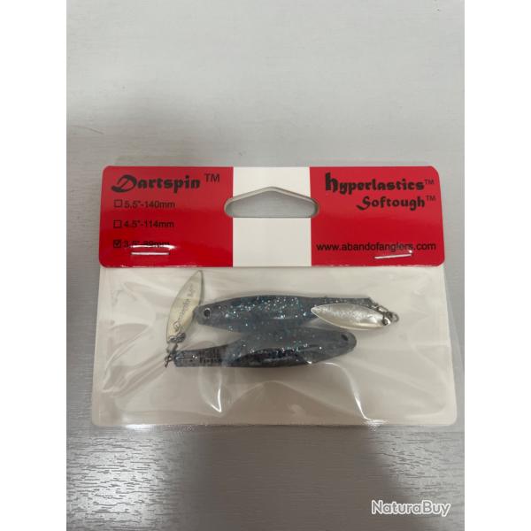 !! OPE -70%!! LEURRE HYPERLASTICS DARTSPIN 3.5' col kbs