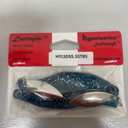 !! OPE -70%!! LEURRE HYPERLASTICS DARTSPIN 5.5'´ col tbs