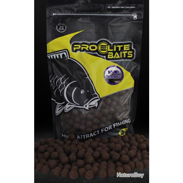 Bouillettes pro elite baits squid octopus 20mm 2,5kg
