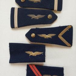 Epaulettes et passants d'épaulettes Aviation