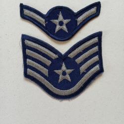 Lot 2 Ecussons (galon) de l'armée US