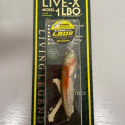 !! OPE -70%!! LEURRE MEGABASS LIVE-X MODEL1 col glx rainbow