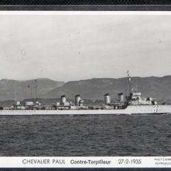 CPA - MARINE Militaire - CHEVALIER PAUL Contre - Torpilleur 27-2-1935 N°3607